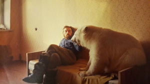 Белая медведица Айка и жизнь у человека 